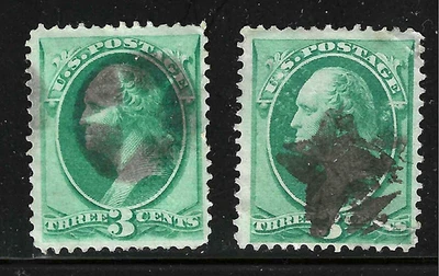 Star Fancy Cancels Collection 19th Century 3 Cent Washington Banknotes US 1A36 - Image 1 of 3