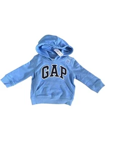 Baby Gap Pullover Sweatshirt Hoodie 6-12 Months New Light Blue Shirt Top - Picture 1 of 2
