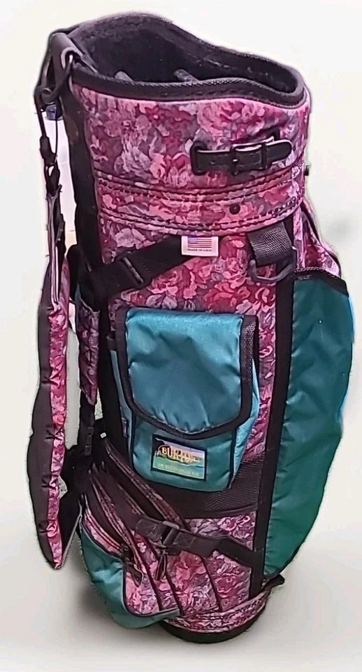 Burton Mfg Mujer | Tres Divisores | Bolsa de Golf Estampado Floral + Fundas para Palos Foto 1 de 4