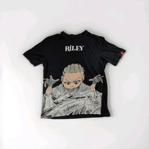 Official Merch The Boondocks Riley Anime Black Short Sleeve T-Shirt Size Large  - Picture 1 of 10
