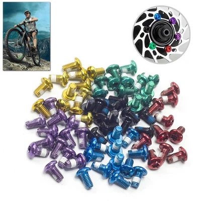 Road Bike Hubs Nut Brakes Bolt M5x9mm Screws T25 Spare Supplies T25 Head Torx - Image 1 of 4