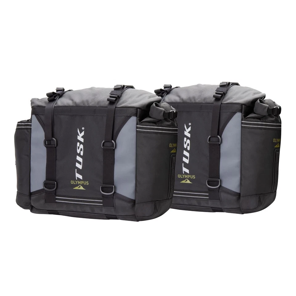 Tusk Pannier Racks With Olympus Pannier Bags Black/Grey For BMW R1200GS Foto 1 de 1