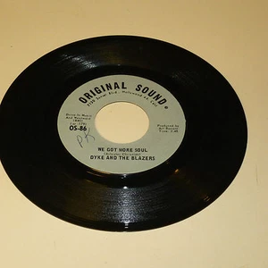 FUNK 45RPM RECORD - DYKE & THE BLAZERS - ORIGINAL SOUND 86 - Bild 1 von 1