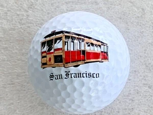 SAN FRANCISCO TROLLEY   AUTHENTIC   LOGO  GOLF BALL   - Picture 1 of 2