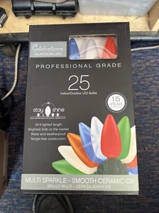 Celebrations Platinum LED 25 Mehrfarbig - Glatte Keramik C9 (Indoor/Outdoor) - Bild 1 von 3