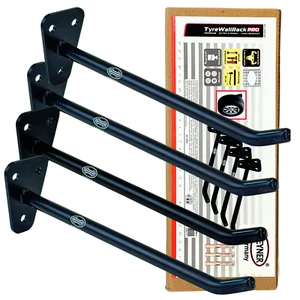 Perchas de pared para llantas de coche de alta resistencia para almacenamiento de garaje 30 cm 349010 - Imagen 1 de 9