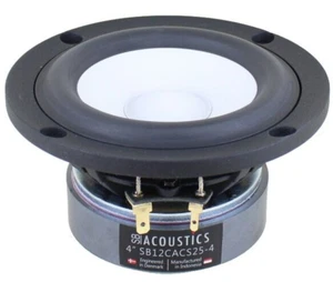 SB Acoustics 4.5" Ceramic Cone Midrange Woofer OEM SB12CACS25-04 4 Ohm - Picture 1 of 2
