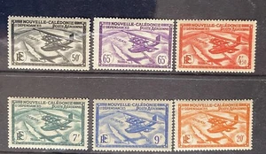 Stamps French colonies New Caledonia 1938-40 Airmail set o g light hinge - Picture 1 of 1