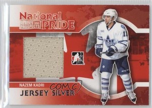 2010 ITG Heroes and Prospects National Pride Silver Jersey Nazem Kadri Rookie RC