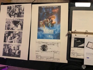 Star Wars Storyboards Empire Strikes Back Filmrequisiten George Lucas Produktion - Bild 1 von 8