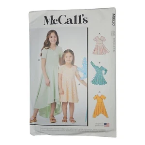 McCalls Schnittmuster M8520 - Kinder & Mädchen Strickkleider, Gr. HH (3-4-5-6) - Bild 1 von 3