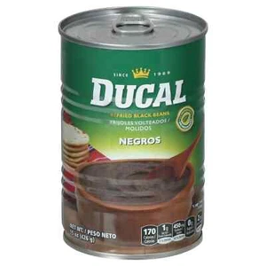 Goya Ducal Refried Beans, Black, 15 Oz - Picture 1 of 1