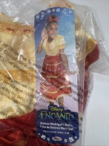 * Disney Size 4-6X Encanto Dolores Madrigal Costume Dress - Picture 1 of 4