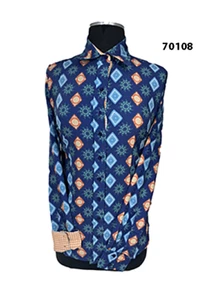 LADIES BUTTON UP SHIRT SUNSET AZTEC TOP-70108 - Picture 1 of 1