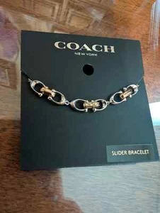 NEW COACH LOGO SLIDER BRACELET NWT - Picture 1 of 2