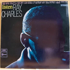 RAY CHARLES - LISTEN - Vinyl LP - EMI Records - 1970 - VG FREE POSTAGE (2269) - Picture 1 of 5