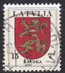 LATVIA 1998 Definitive issue Lion, Single used stamp - Picture 1 of 1