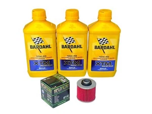 Service Kit 3 Lt Bardahl Xtm 10W40 Oil + Filter YAMAHA Srx 600 '86-98 - Picture 1 of 7