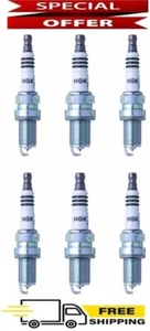 New Set of 6 Spark Plugs NGK 5464 OEM # BKR5E-IX Iridium IX Upgrade Gap Preset - Picture 1 of 7