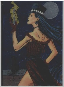 LADY DEATH SERIES 2 CHROMIUM STICKER CARD 97 - Picture 1 of 2