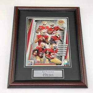 San Francisco 49ERS Players Collage 8x10 Framed Photo NFLPA 2014 (Frame 13”x 16” - Picture 1 of 22