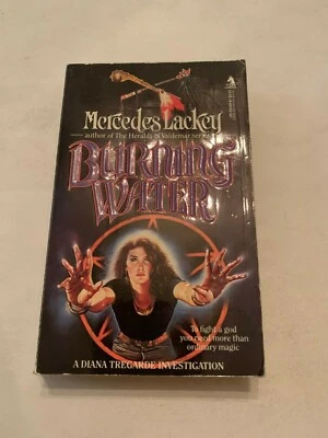 1989 Burning Water by Mercedes Lackey TOR Paperback Foto 1 de 4