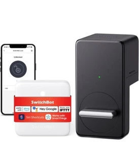 SwitchBot Smart Lock WiFi, Keyless Entry Door Lock, Smart Door Lock Front Door, - Picture 1 of 6