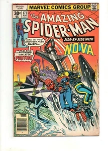 Amazing Spider-Man #171 Fn 6.0 1977 Nova #12 ¡Cruce! Guardianes de la Galaxia - Imagen 1 de 2