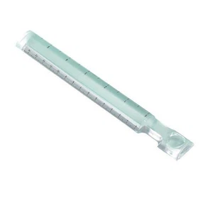 Pocket Bar Ruler Magnifier Paperweight Magnifying Glass with Measuring Scale - Bild 1 von 6