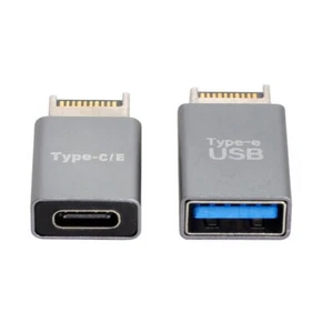Jimier USB 3.0 Type-A USB-C Type-C Female to USB 3.1 Type-E Male Front Panel - Picture 1 of 6