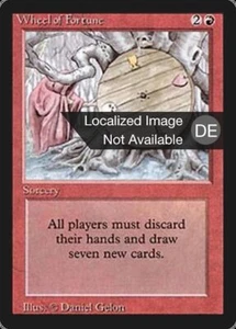 Wheel of Fortune (DE) Foreign Black Border German NM MTG - Picture 1 of 1