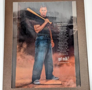 Alex Rodriguez Got Milk Anuncio Laminado 2007 Decoración de Pared Temática de Béisbol - Imagen 1 de 8