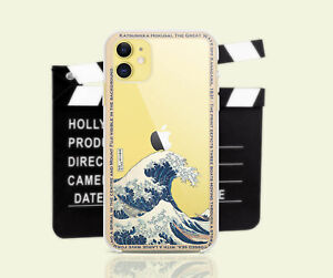 Japan Aesthetic Kanagawa case for iPhone 14 13 12 11 Pro Max Xs Xr X 8 7 6 plus