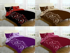 Jacob Floral Paint Reversible Duvet Quilt Cover & Pillow Case Bedding Set in All - Picture 1 of 9
