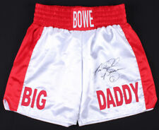 RIDDICK BOWE AUTOGRAPHED BOXING TRUNKS (BIG DADDY) - JSA COA!