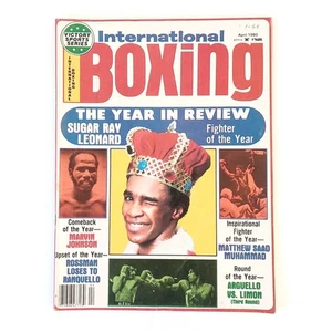 International Boxing Magazine April 1980 Sugar Ray Leonard Marvin Johnson - Picture 1 of 10
