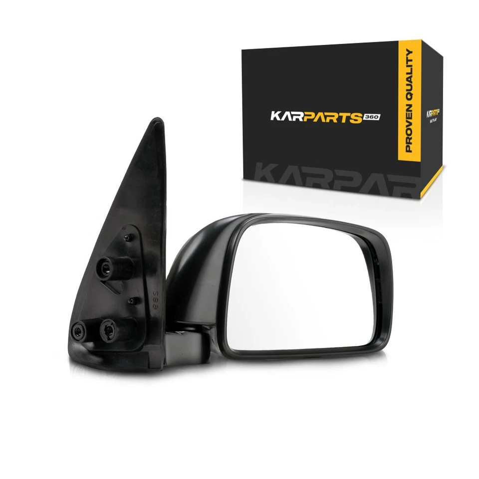 Espejo de puerta lado pasajero para Toyota Tacoma 1995-2000 | Manual sin calefacción negro Foto 1 de 4