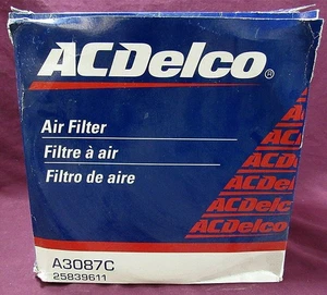 AC DELCO A3087C AIR FILTER (FOR CHEVY GMC 6.6L DURAMAX TURBO DIESEL 2006-2010) - Picture 1 of 5