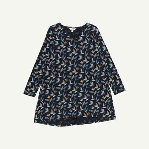 Seasalt Cornwall Womens Navy Cotton/Elastane Long sleeved Tunic Top Size 8 - Picture 1 of 12