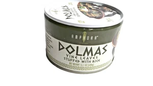 Authentic Greek Dolmades: Amphora Vine Leaves Stuffed with Rice – 400g (14.1oz) - Picture 1 of 4