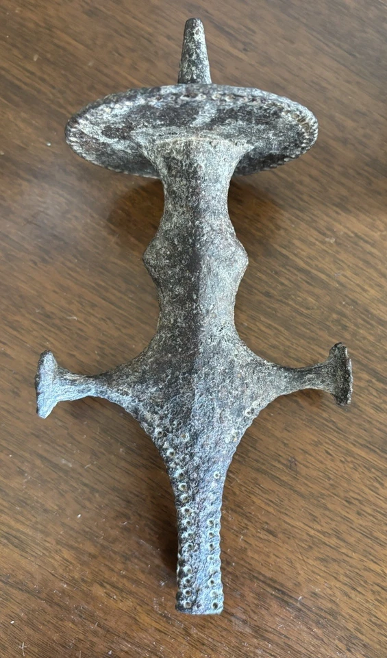 Antique Relic Mughal Indian Sikh All Shamshir Sword Talwar Hilt - Image 1 of 4