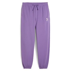 PUMA Better Classics Drawstring Sweatpants Womens Purple Casual Athletic Bottoms - Picture 1 of 5