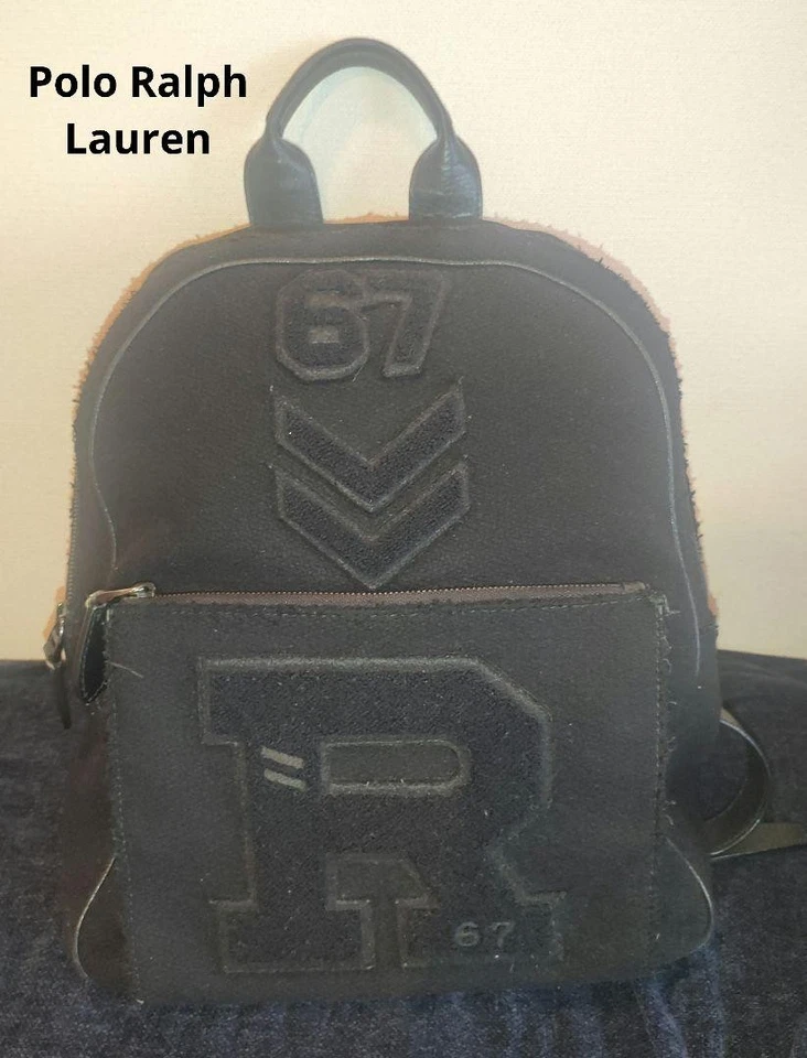 Mochila Polo Ralph Lauren Lana Cuero 67 R De Colección Edición Limitada Muy Buen Estado Rara S Foto 1 de 4