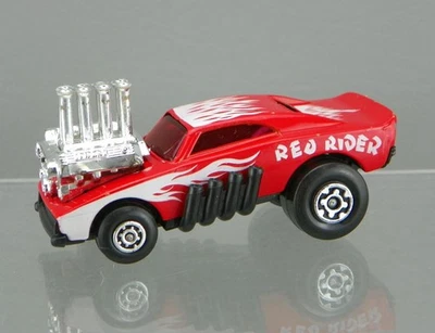 Dodge Charger Hot Rod 1972 Matchbox Superfast No.48 Diecast Red Rider casi nuevo Foto 1 de 4