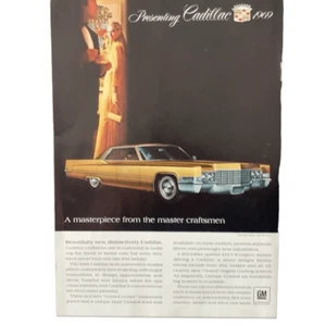 Vintage 1968 Cadillac Masterpiece Ad Advertisement - Bild 1 von 4