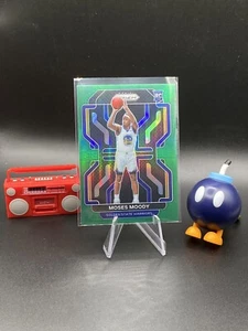2021-22 Panini Prizm Basketball MOSES MOODY RC #308 Green Prizm Parallel Rookie - Picture 1 of 2