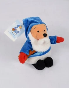 Rare Vintage Disney Store Pooh International Santa Yugoslavia Bean Bag Plush - Picture 1 of 5