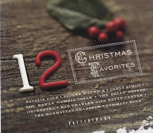 12 Christmas Favorites (Pottery Barn) by Various Artists (CD, 2011 Rhino) - Picture 1 of 2