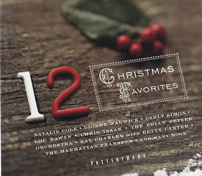 12 Christmas Favorites (Pottery Barn) by Various Artists (CD, 2011 Rhino) - Image 1 of 2
