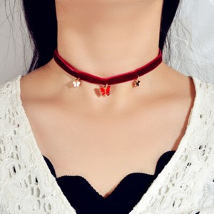 Red Statement Fashion Necklaces 